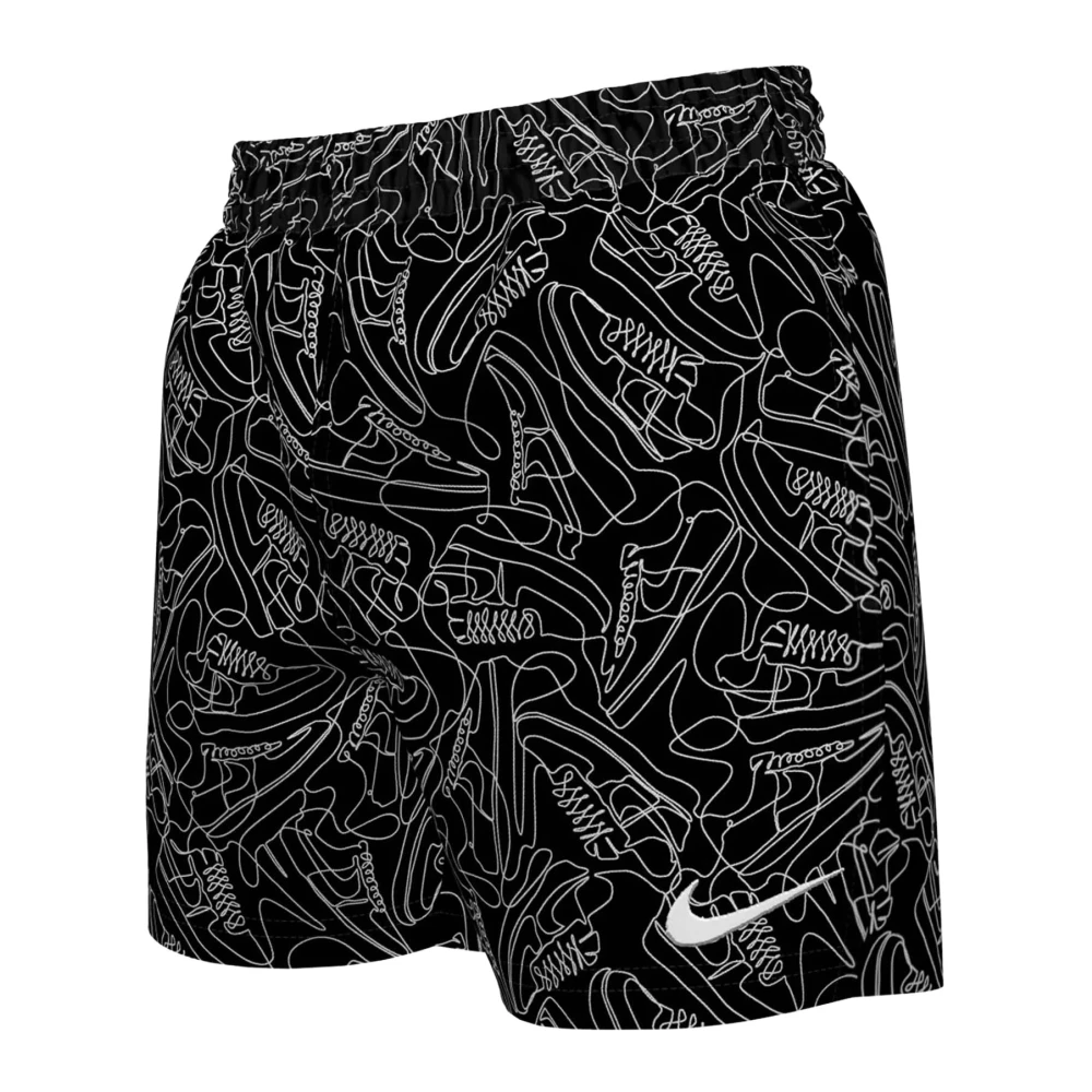 Nike zwemshort Sneakers zwart Jongens Polyester All over print XL