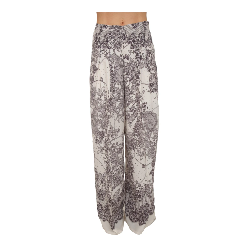 Blugirl Damen Multicolor Hosen, Mehrfarbig, Sgröße: