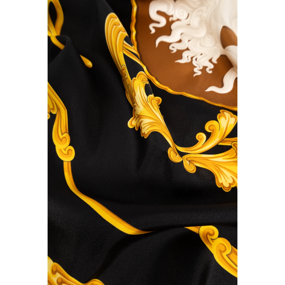 Versace Zijden sjaal Black Unisex