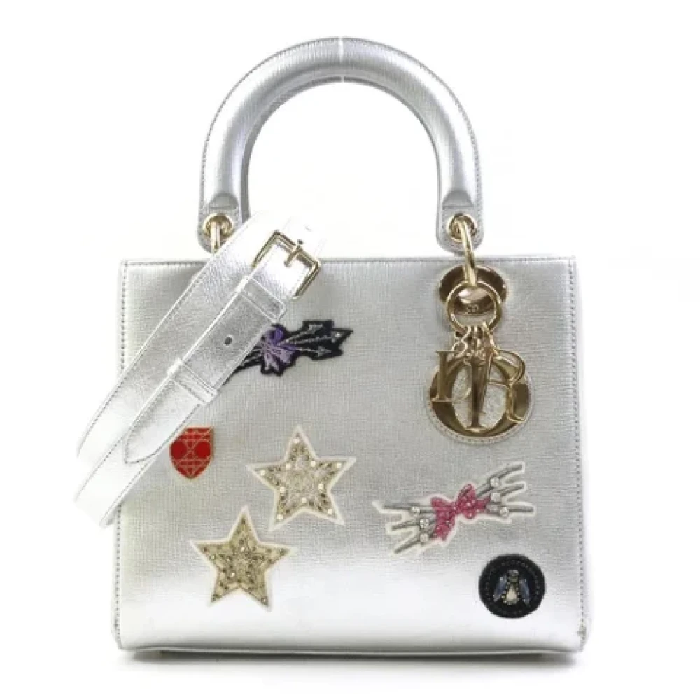 Dior Vintage Pre-owned Fabric dior-bags White Dames