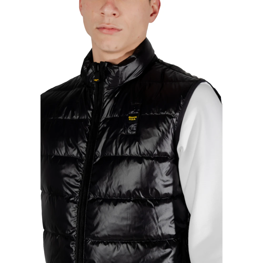 Blauer Lente Zomer Heren Polyamide Shirt Collectie Black Heren