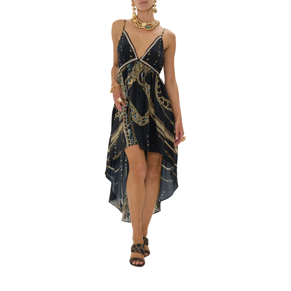 Camilla Strappy High Low Jurk BEL ME Cleopatra Multicolor Dames