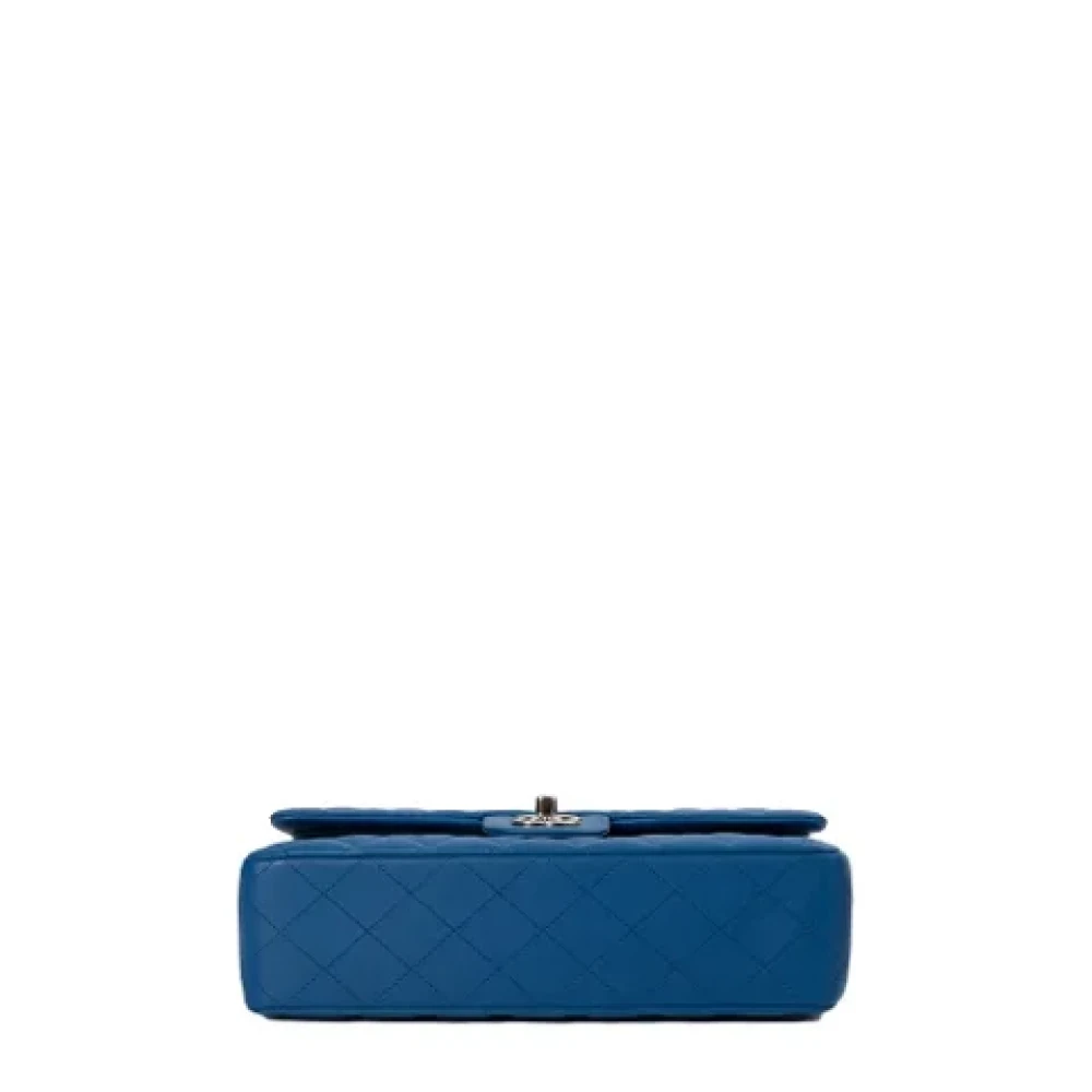 Chanel Vintage Pre-owned Leather chanel-bags Blue Dames