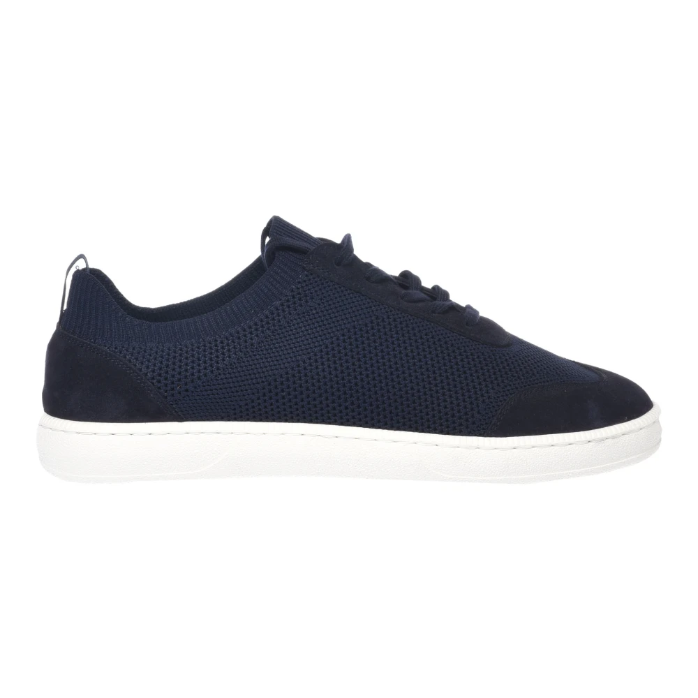 Baldinini Men's Blue Perforated Suede And Fabric Sneaker - Sneakers - 7 Uk - Shoes