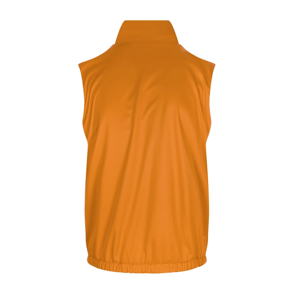 Kiton Oranje Polyester Viscose Elastaan Mode Orange Heren