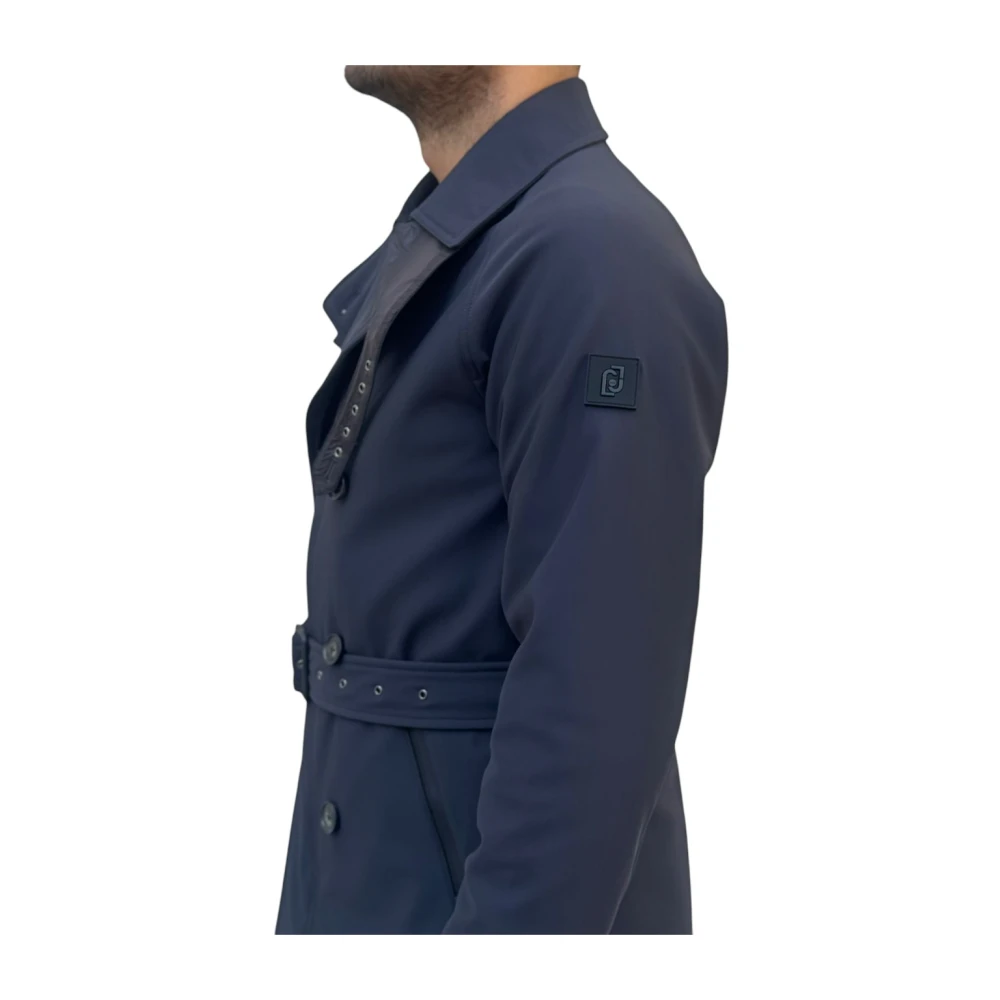 Liu Jo Stijlvolle Winterjas Blue Heren