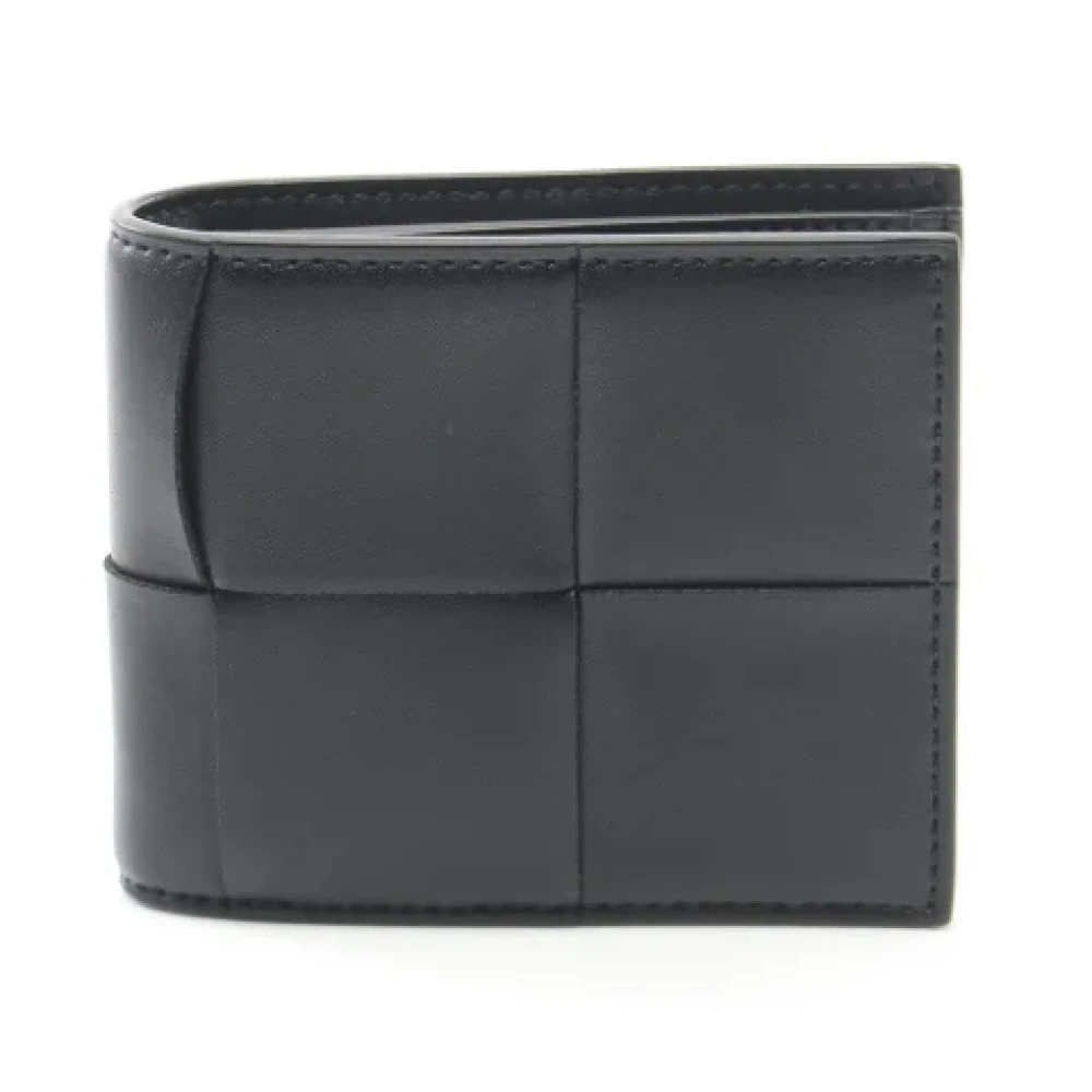 Bottega Veneta Vintage Pre-owned Leather wallets Black Dames