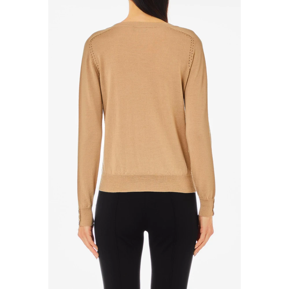 Liu Jo Gesloten hals trui Brown Dames