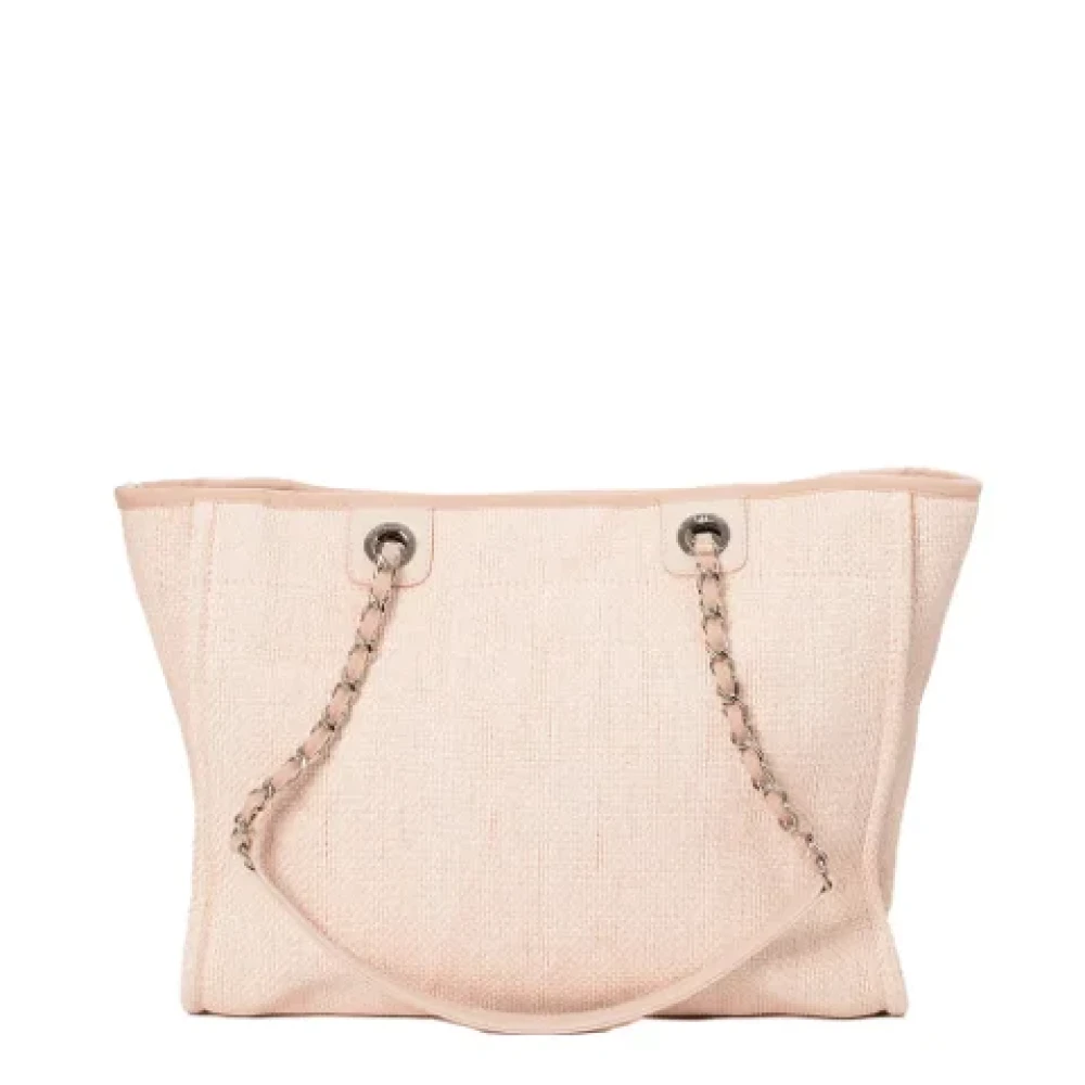Chanel Vintage Pre-owned Canvas chanel-bags Pink Dames