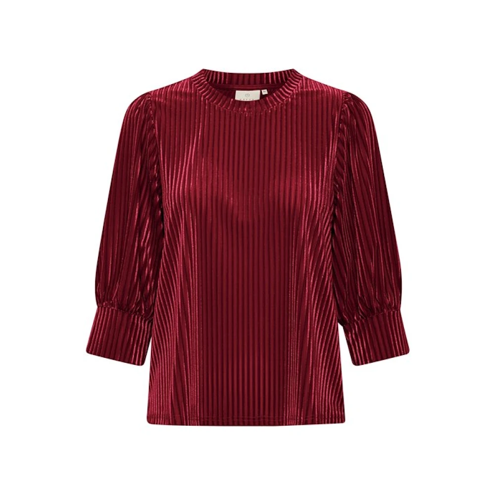 Kaffe Rode Polyester Blouse Tops Red Dames