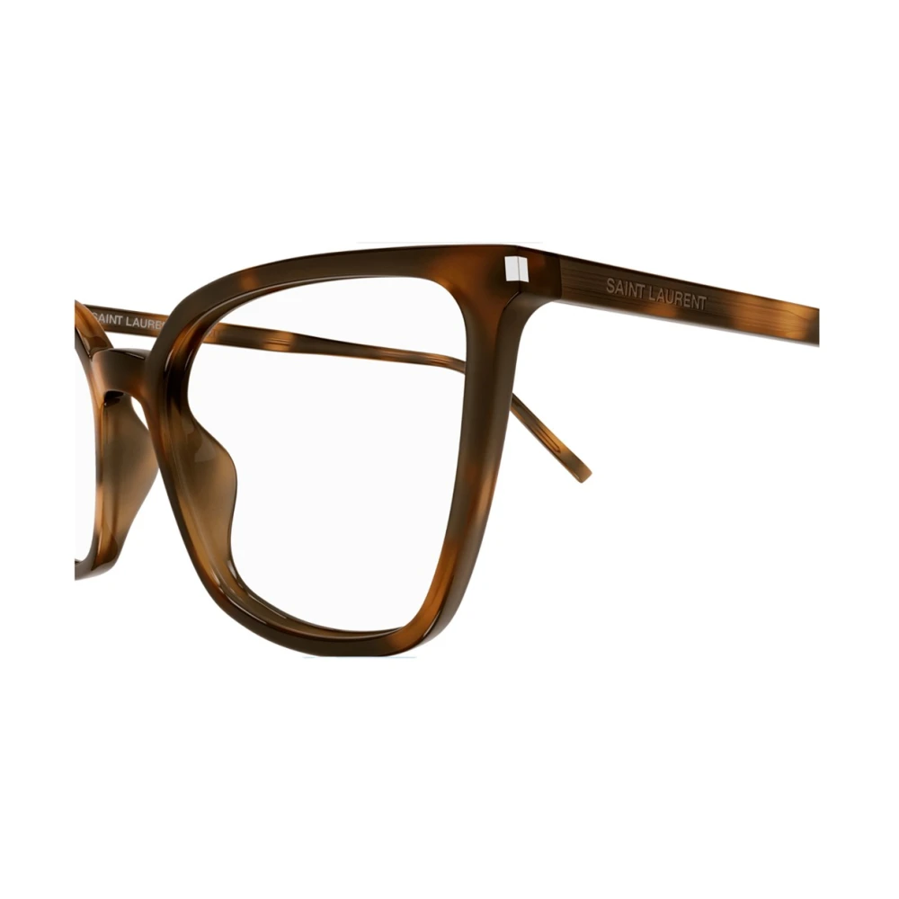 Saint Laurent Klassieke Vlinder Montuur Bril Brown Unisex