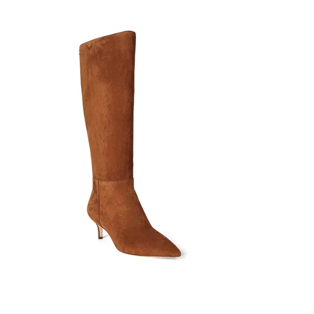 Ralph Lauren Brown Heeled Boots, Female, 5 Uk, Mckay Tl Hl