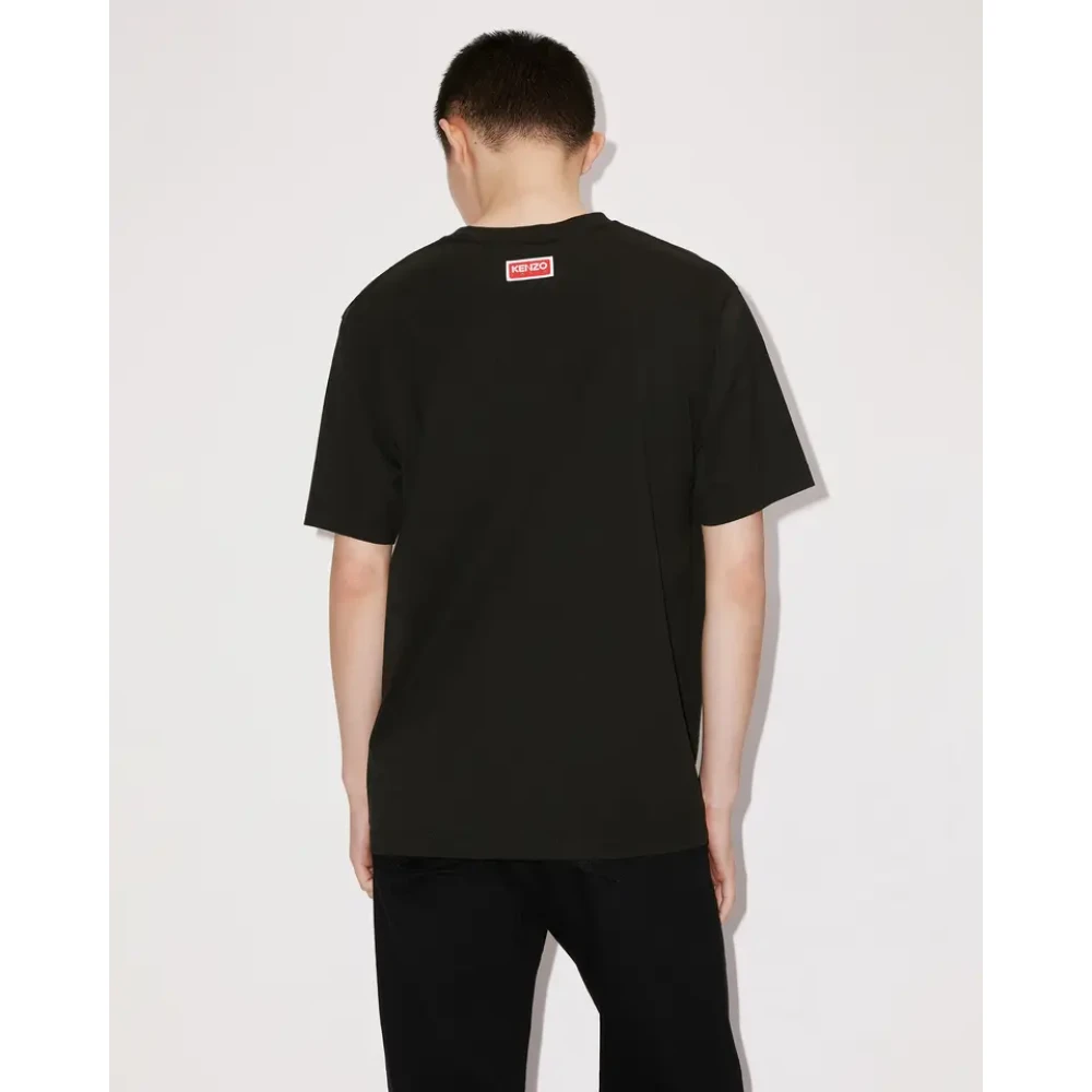 Kenzo Klassieke Bloemen T-Shirt Black Heren