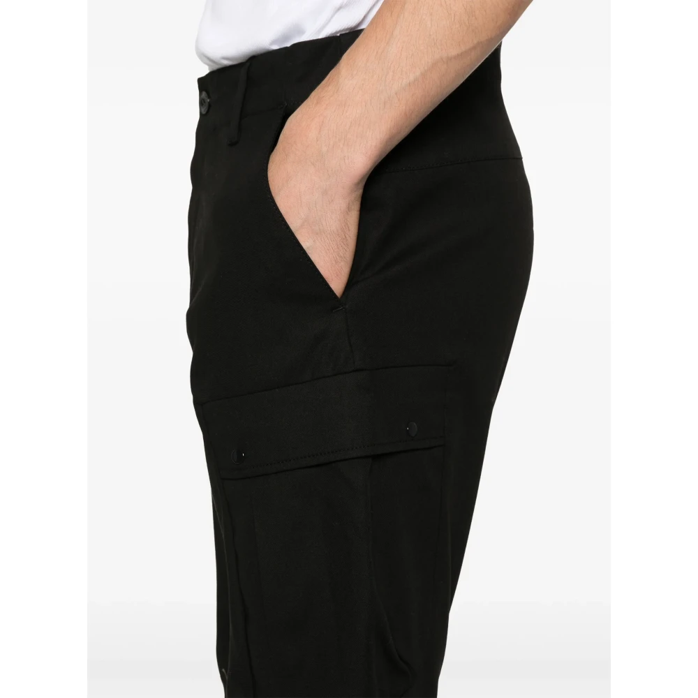 C.P. Company Cargo broek in stretchstof Black Heren