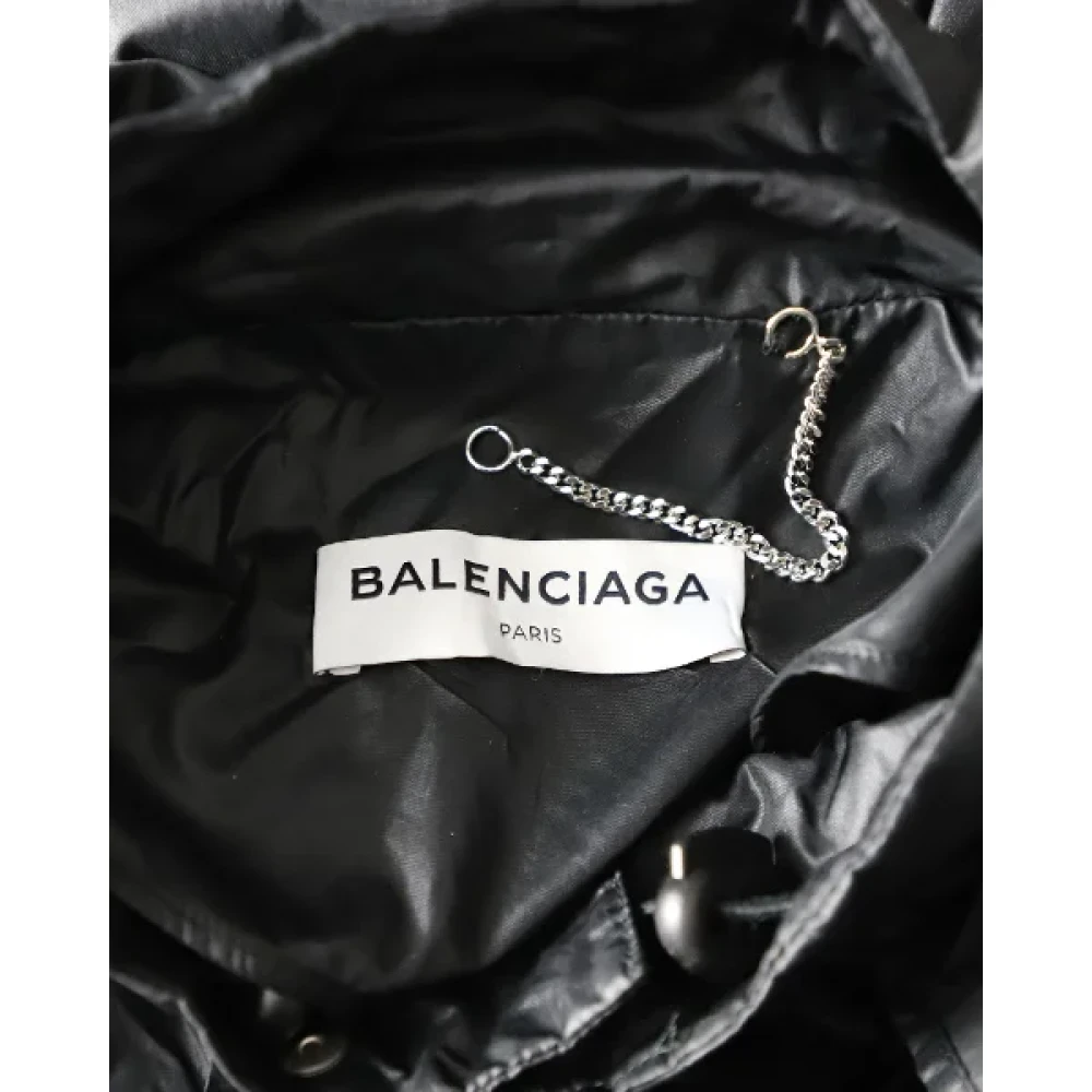 Balenciaga Vintage Pre-owned Nylon outerwear Black Dames