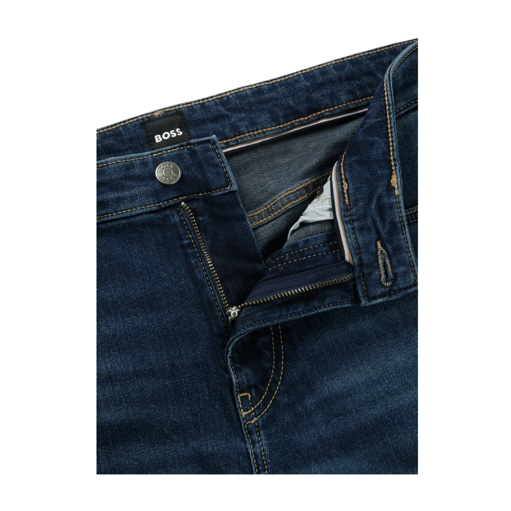 Boss Klassieke Denim Jeans voor dagelijks gebruik Blue Heren
