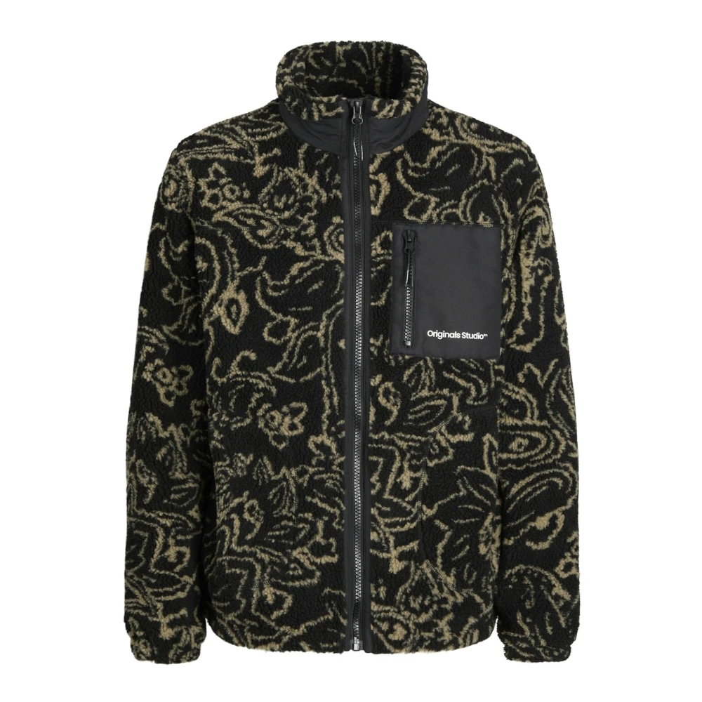 jack & jones Teddy Fleece Jas met Rits Multicolor Heren