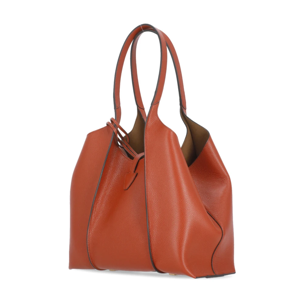 TOD'S Rode leren schoudertas met Pochette Red Dames