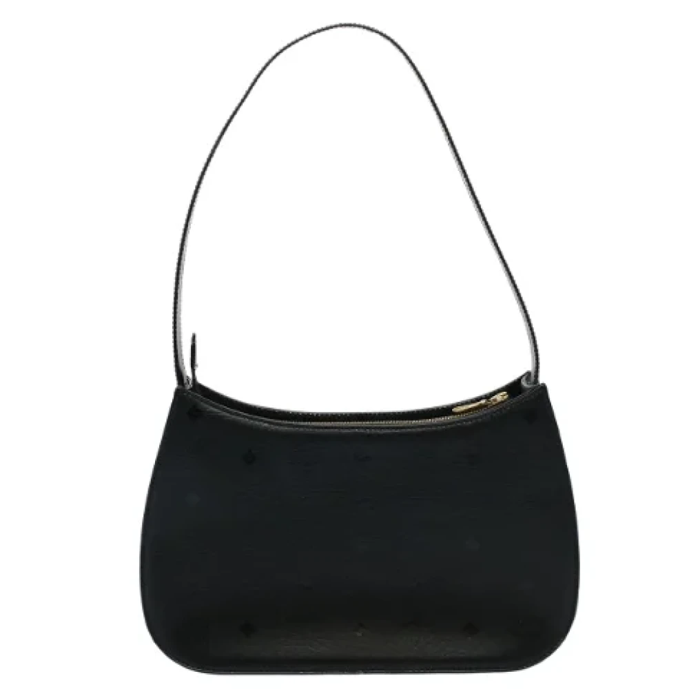 MCM Pre-owned Leather shoulder-bags Black Dames