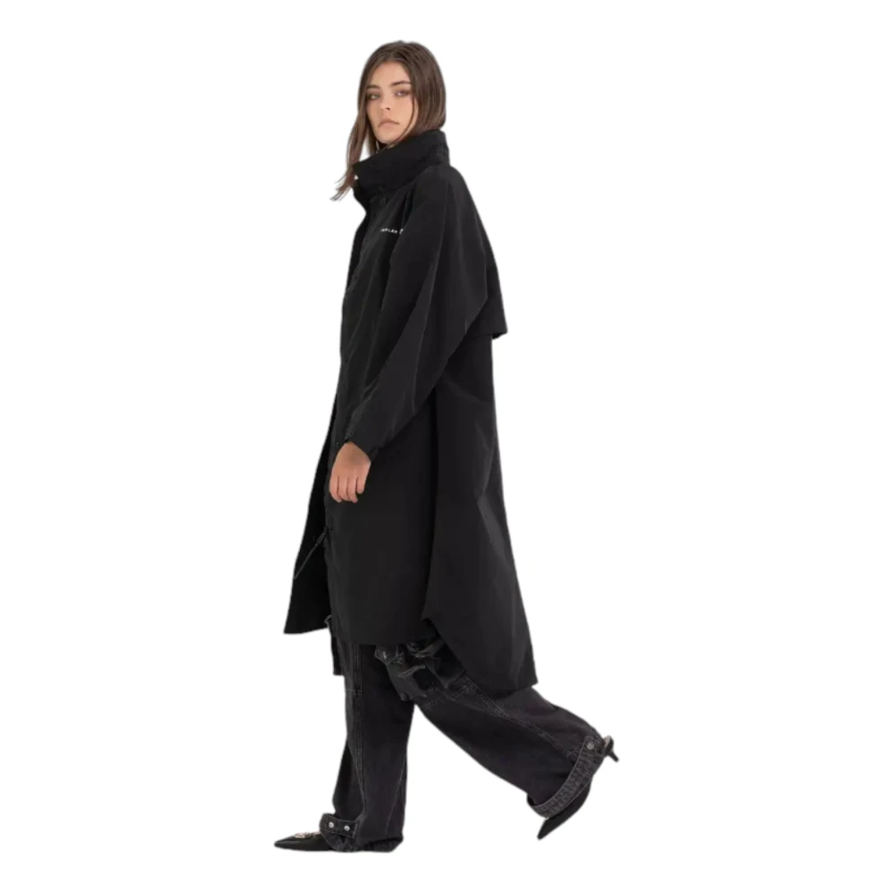 Replay Transition Jacket met Knopen Black Dames