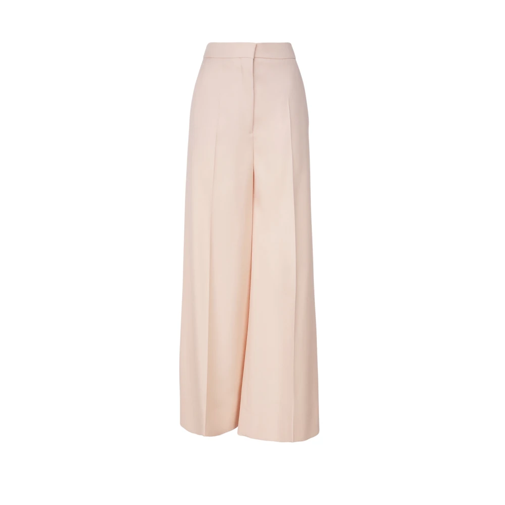 Stella Mccartney Women's Pink Wide Trousers
