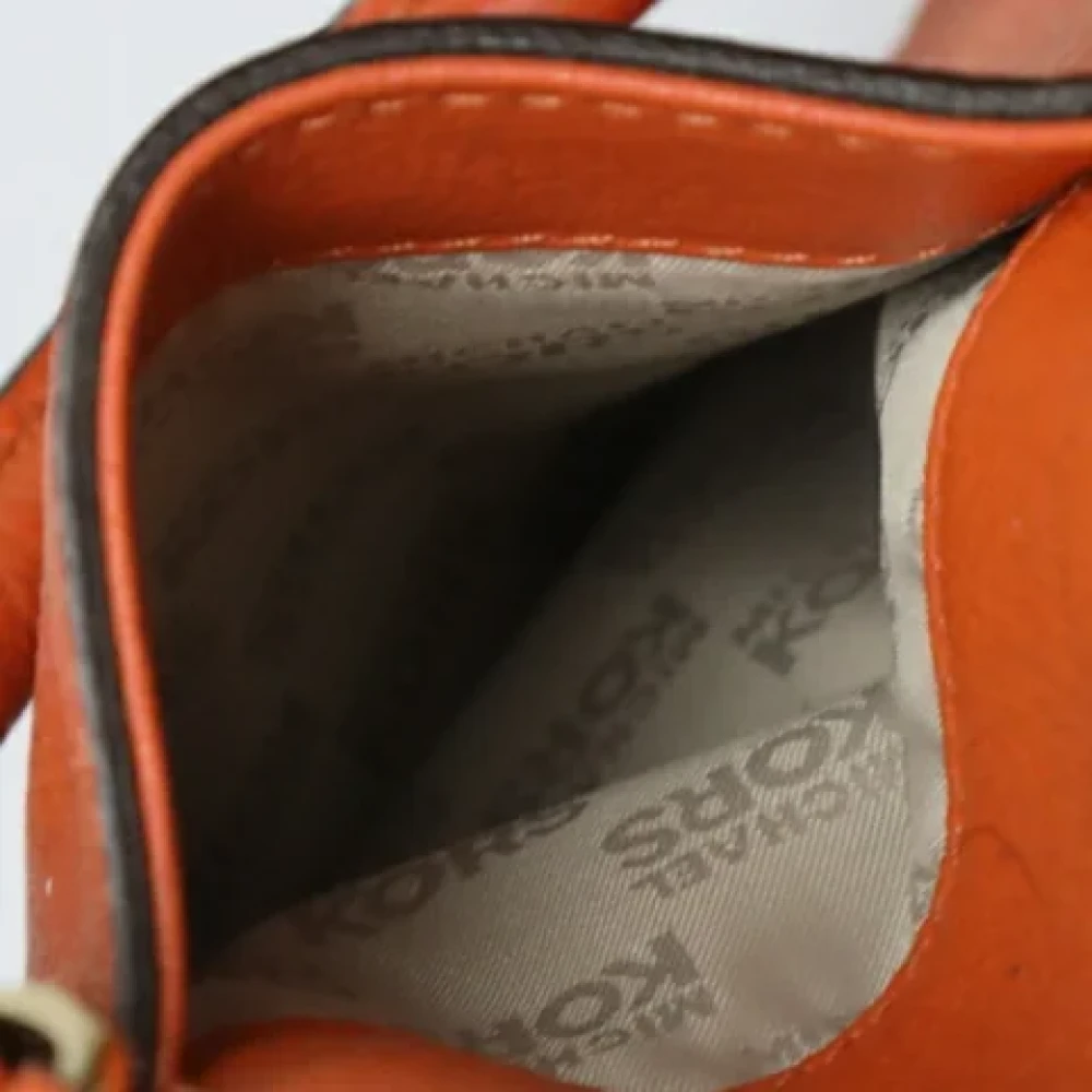 Michael Kors Pre-owned Leather handbags Orange Dames