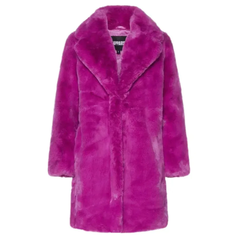 Apparis Shearling Jas Pink Dames