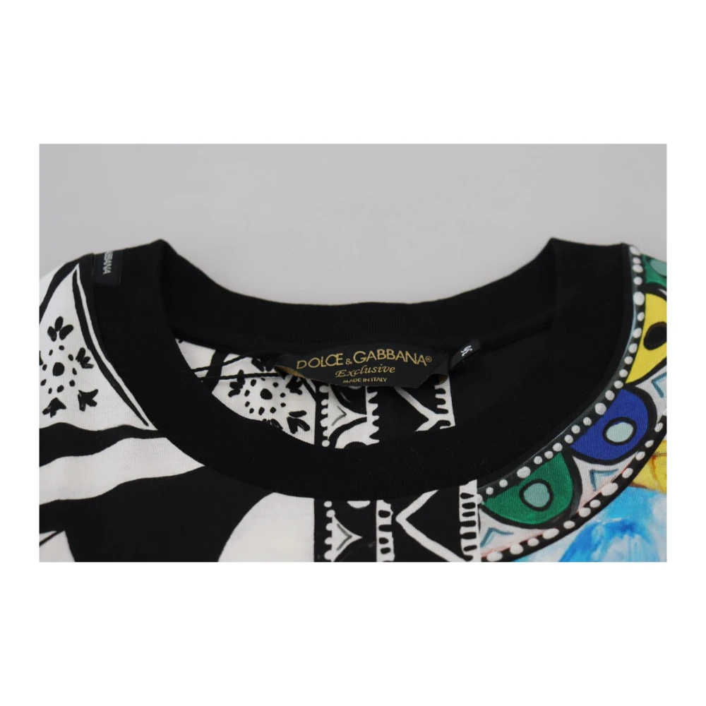 Dolce & Gabbana Multicolor Bedrukt Casual T-Shirt Multicolor Dames