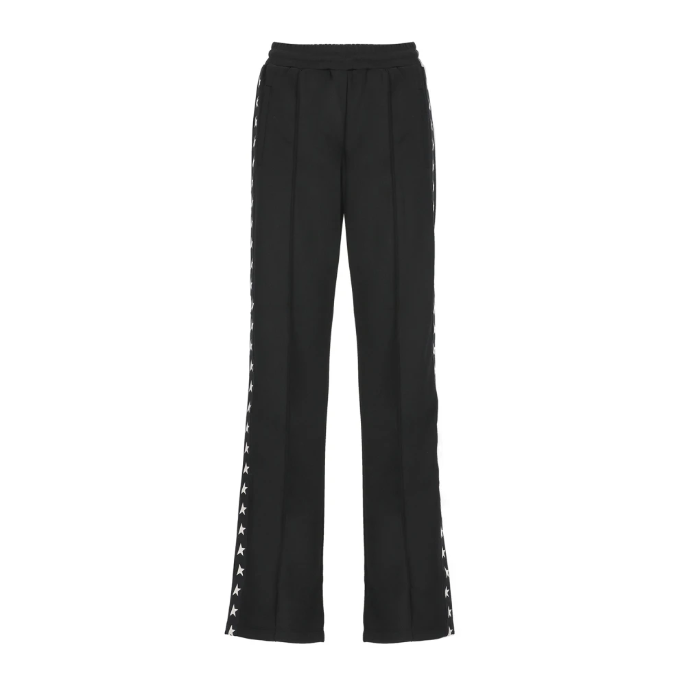 Golden Goose Star Wide Leg Jogging Pant Black Dames