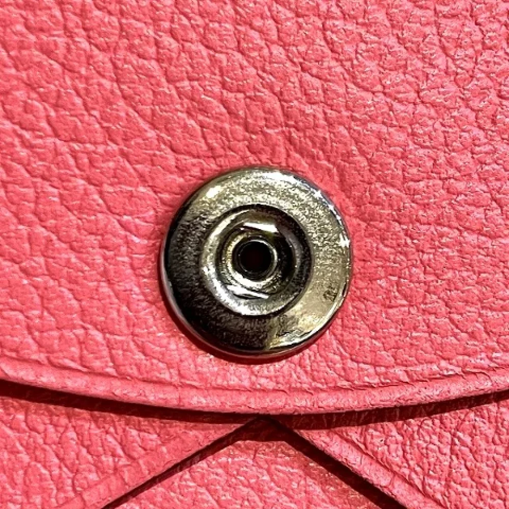 Hermès Vintage Pre-owned Leather wallets Pink Dames
