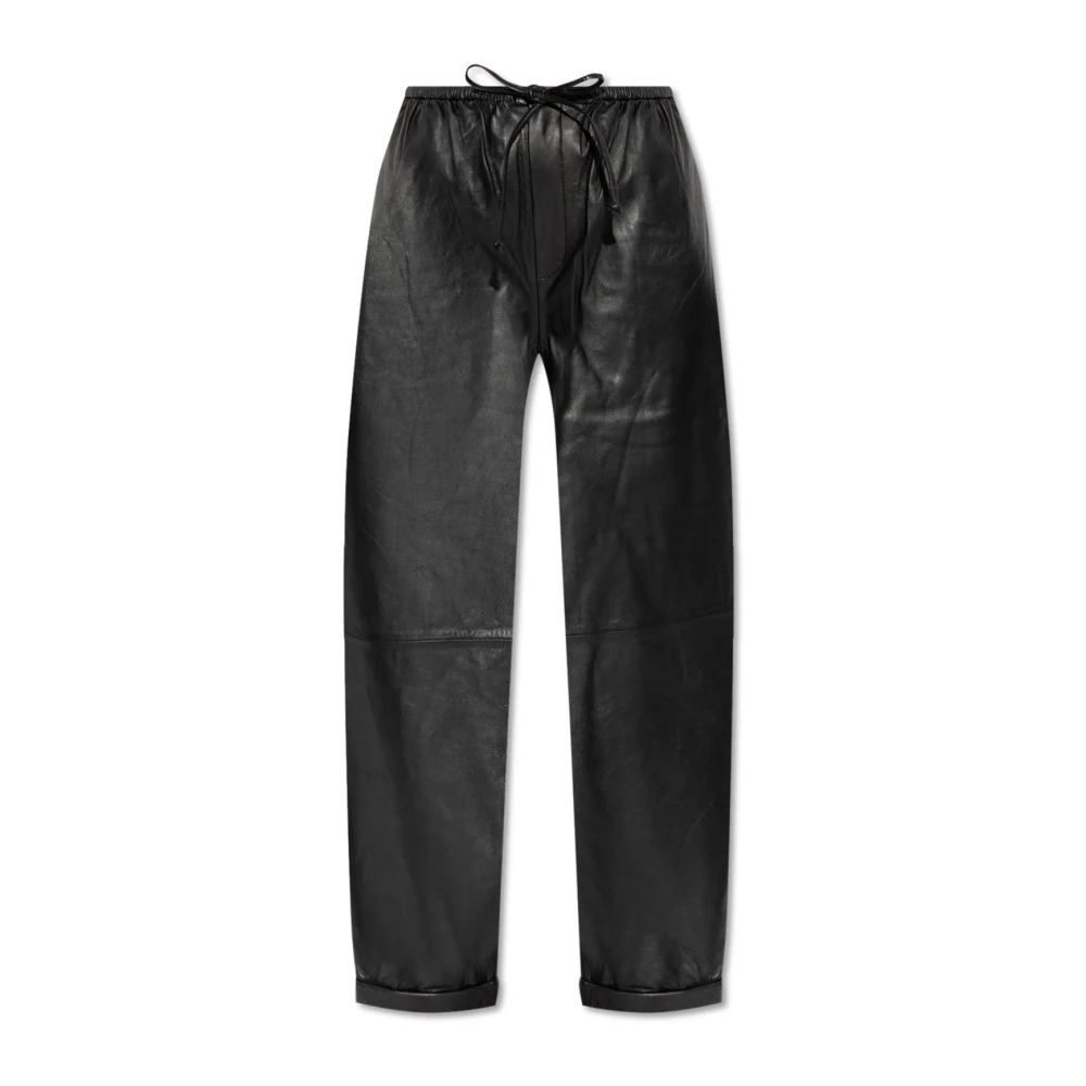 By Malene Birger Leren broek By Herenne Birger Black Dames