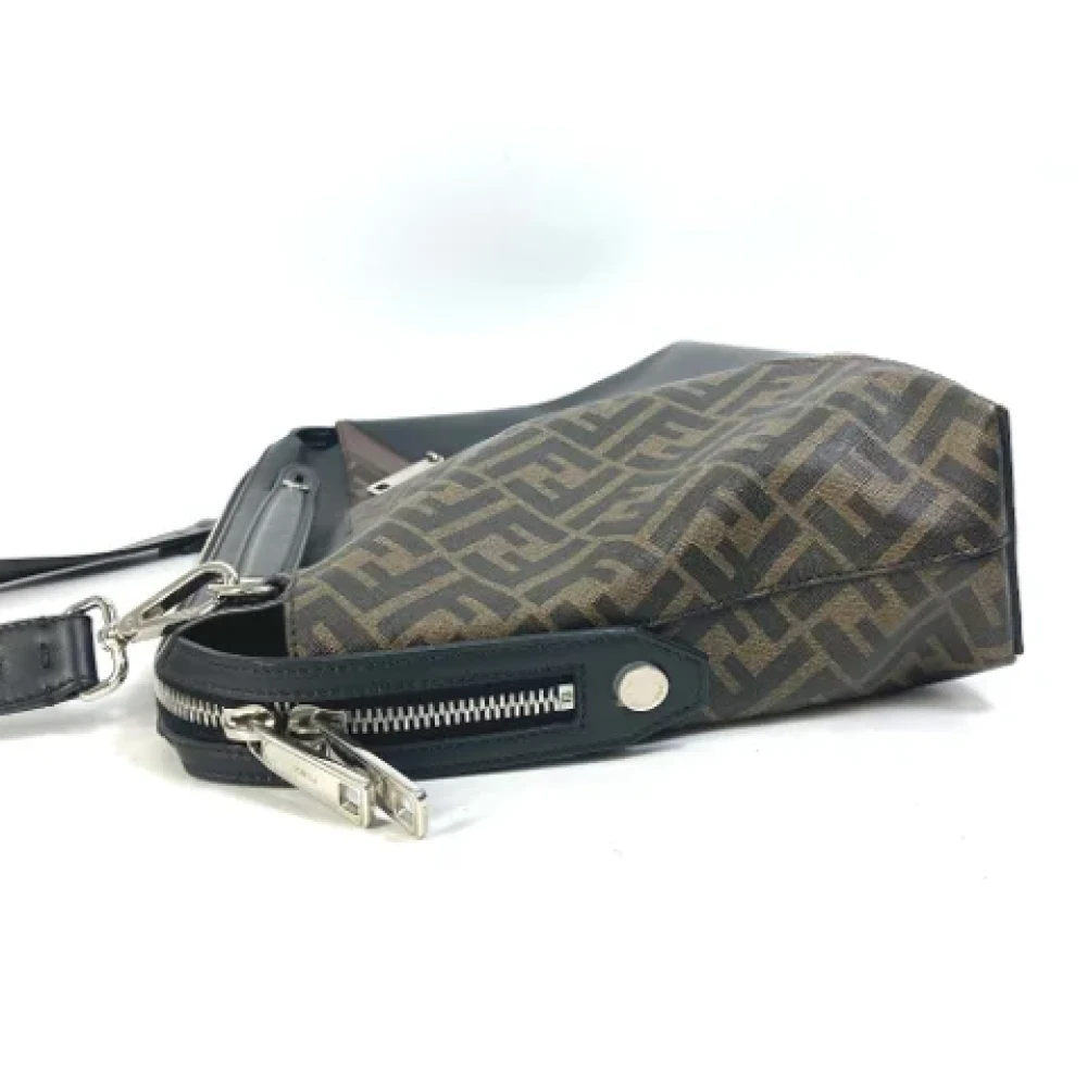 Fendi Vintage Pre-owned Canvas fendi-bags Brown Heren