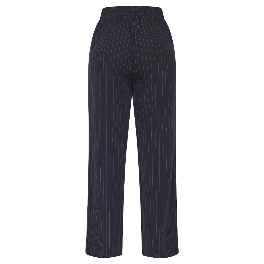 Sisters Point Stijlvolle Verina-Pa Broek Blue Dames
