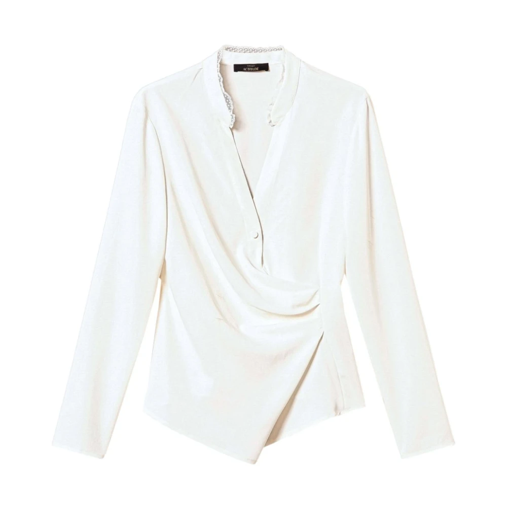 Twinset Witte Sweatshirt Aw24 White Dames
