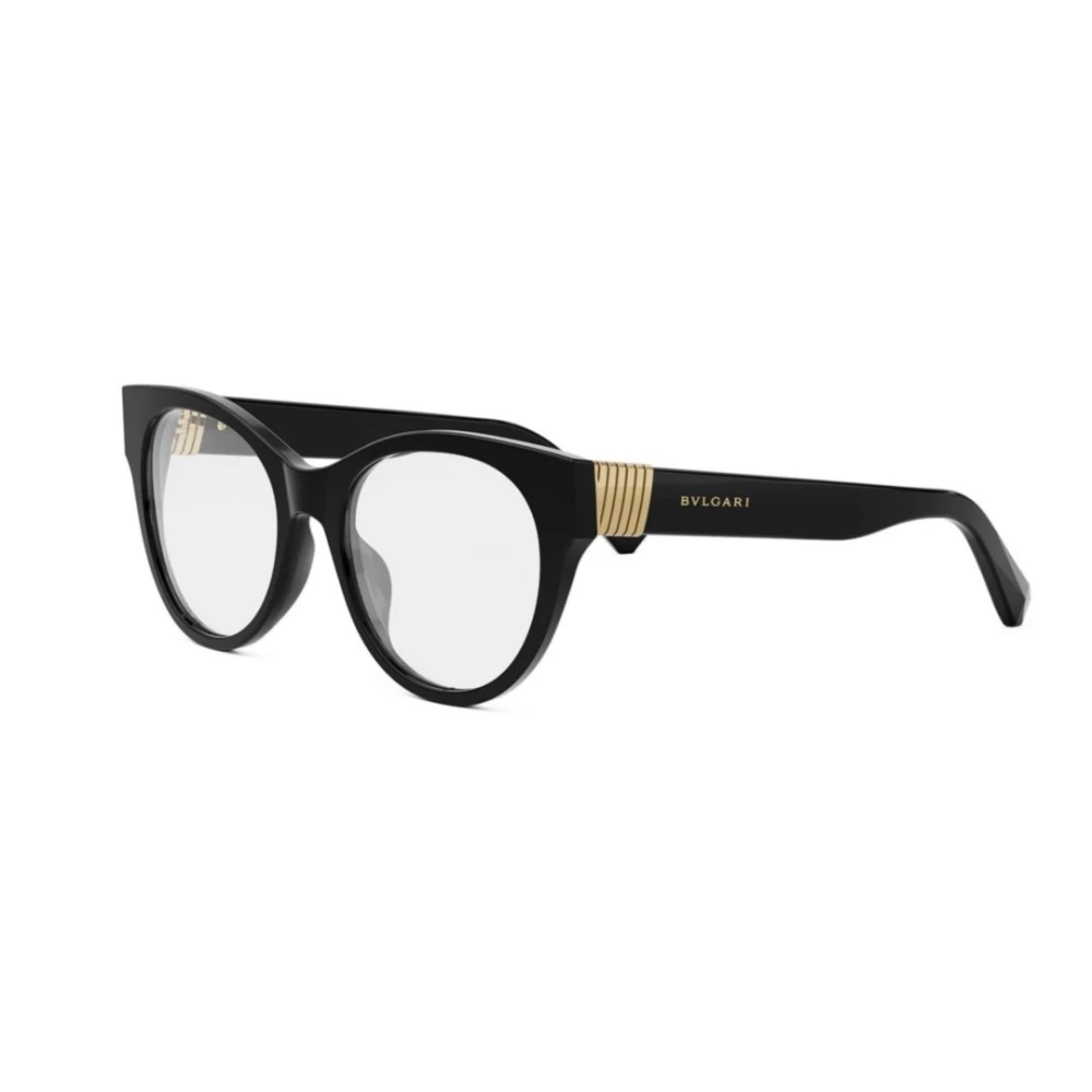 Bvlgari Unisex Black Glasses, 52 Mm, Tubogas 48I Pantos Frame