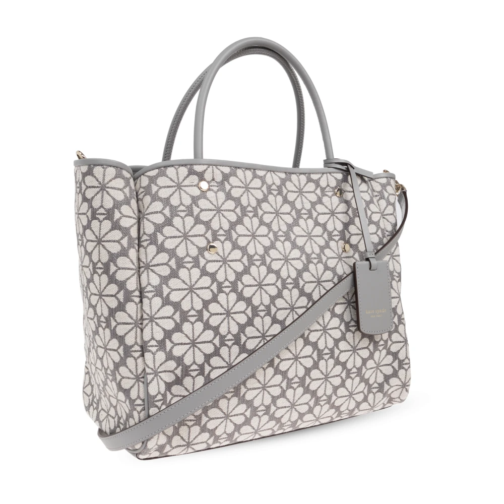 Kate Spade Bloemen tote tas shopper type Gray Dames