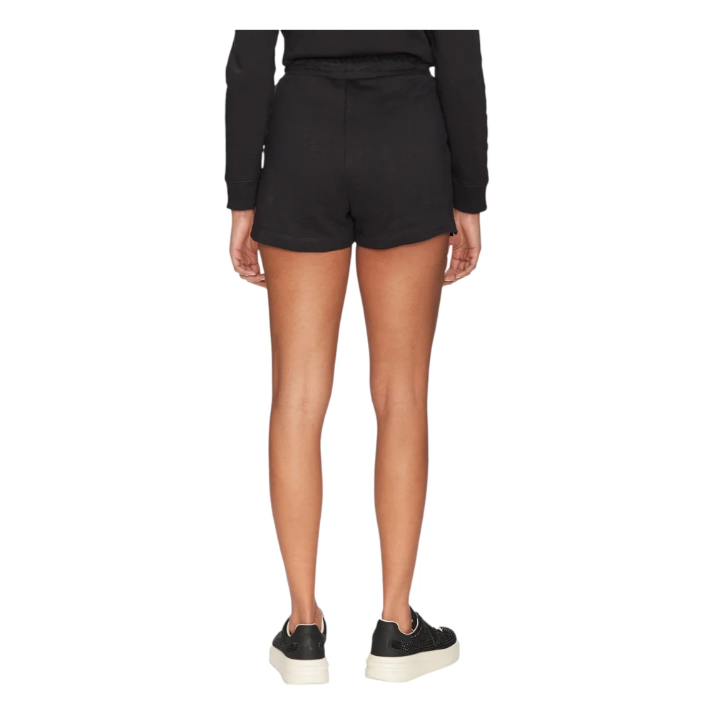 Guess Organische katoenen shorts Regular Fit Black Dames