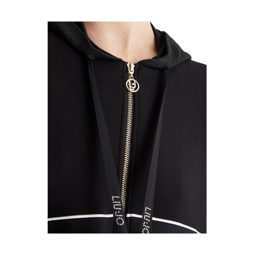 Liu Jo Zwarte Trui Elegante Stijl Black Dames