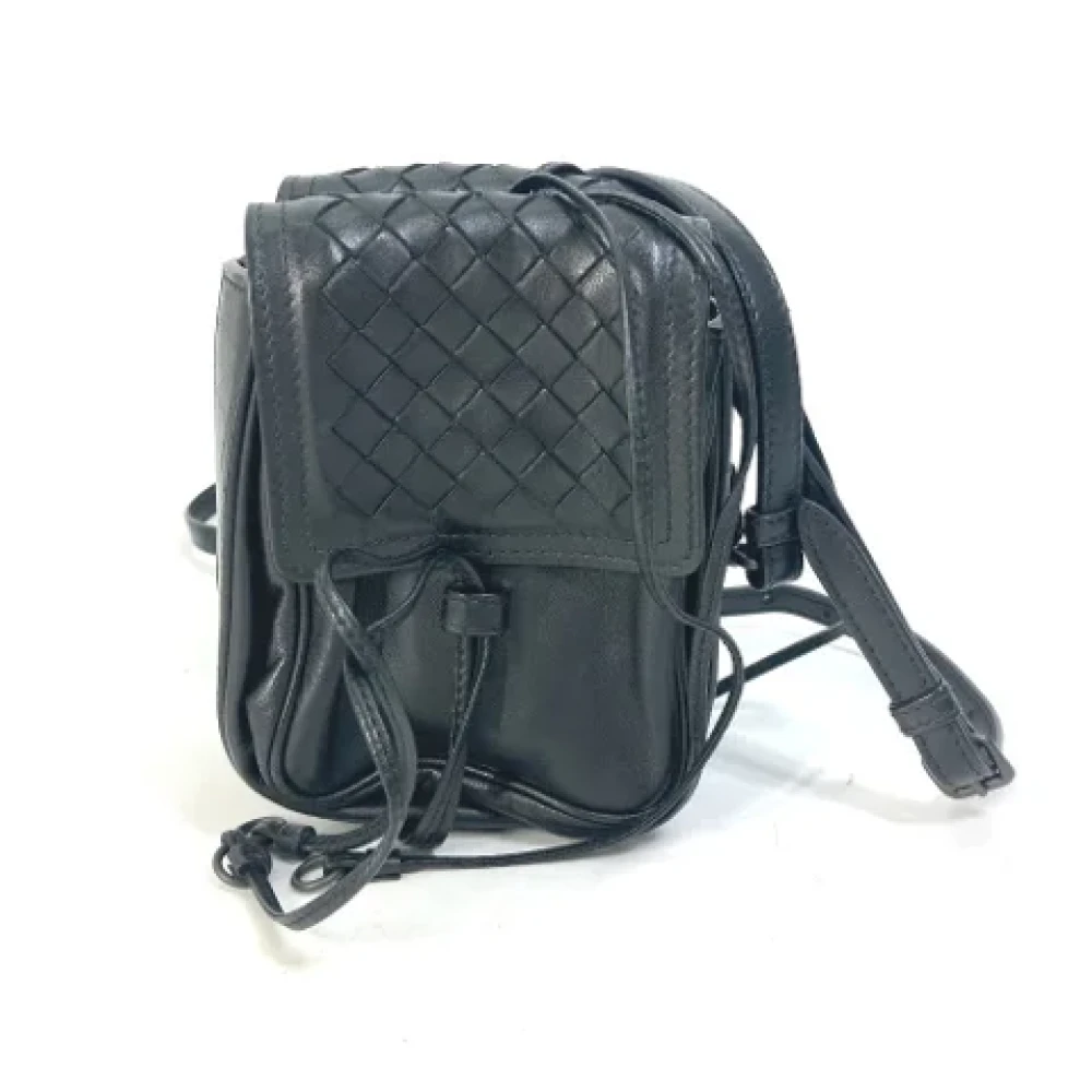 Bottega Veneta Vintage Pre-owned Leather pouches Black Dames
