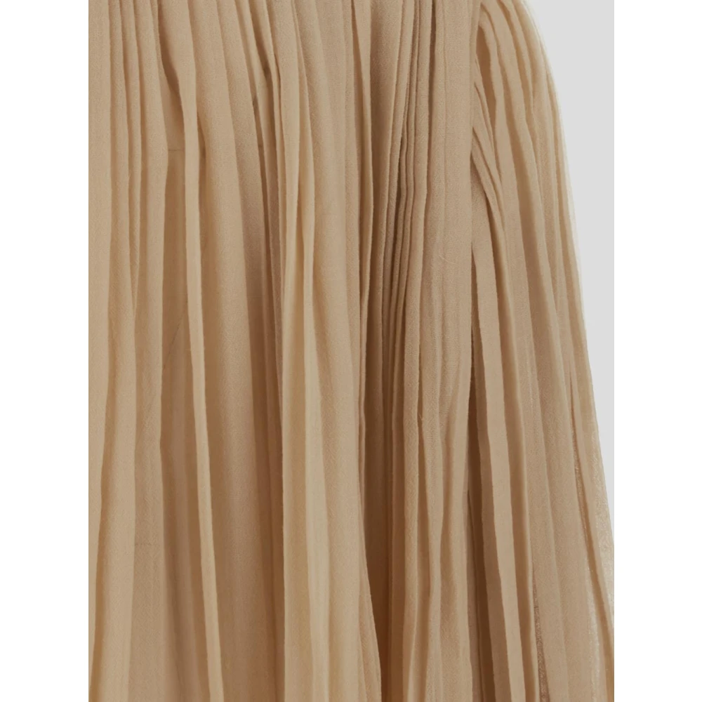 Chloé Elegante en Comfortabele Wollen Shirt Brown Dames