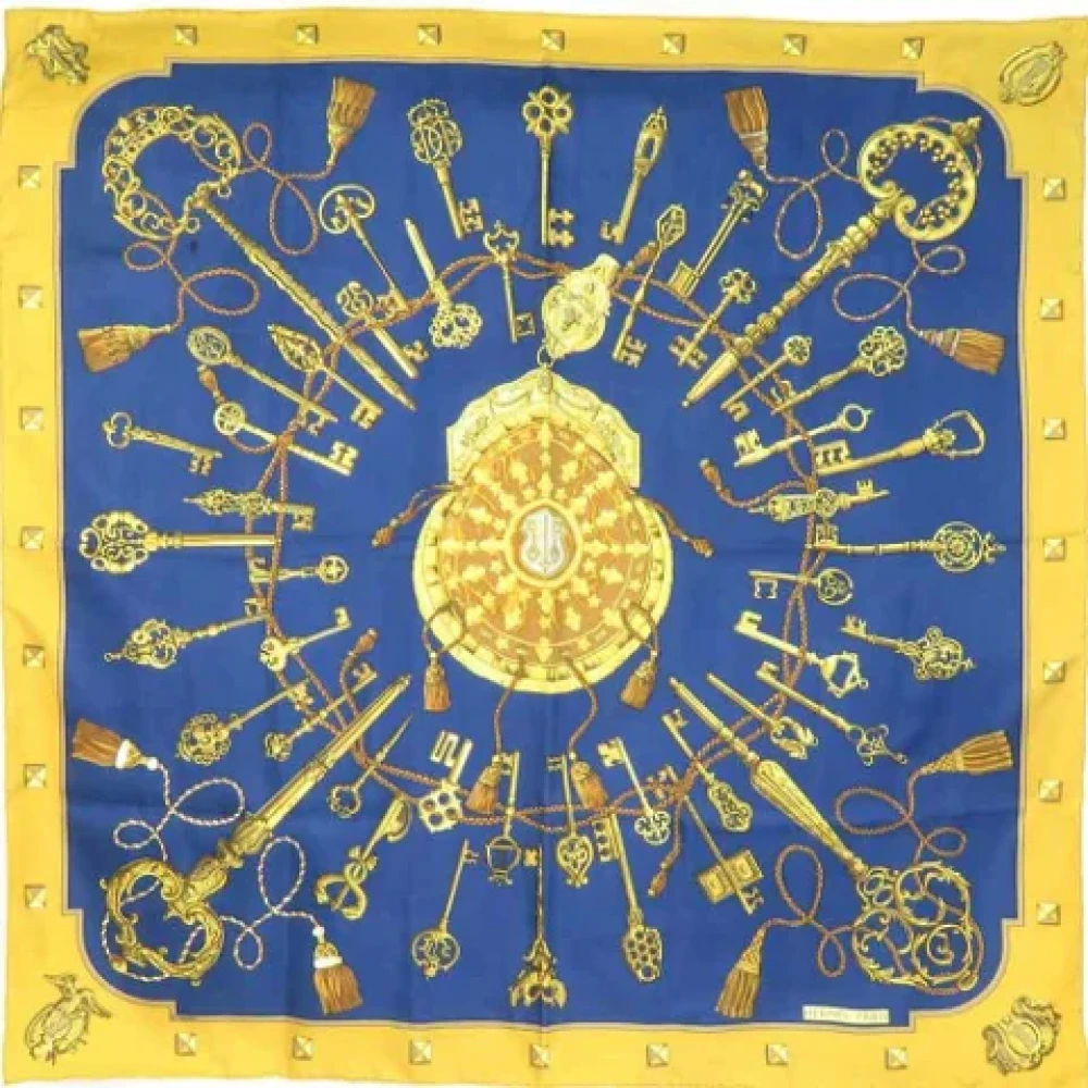 Pre-owned > Pre-owned Accessories > Pre-owned Scarves - - Hermès Vintage - Modalova