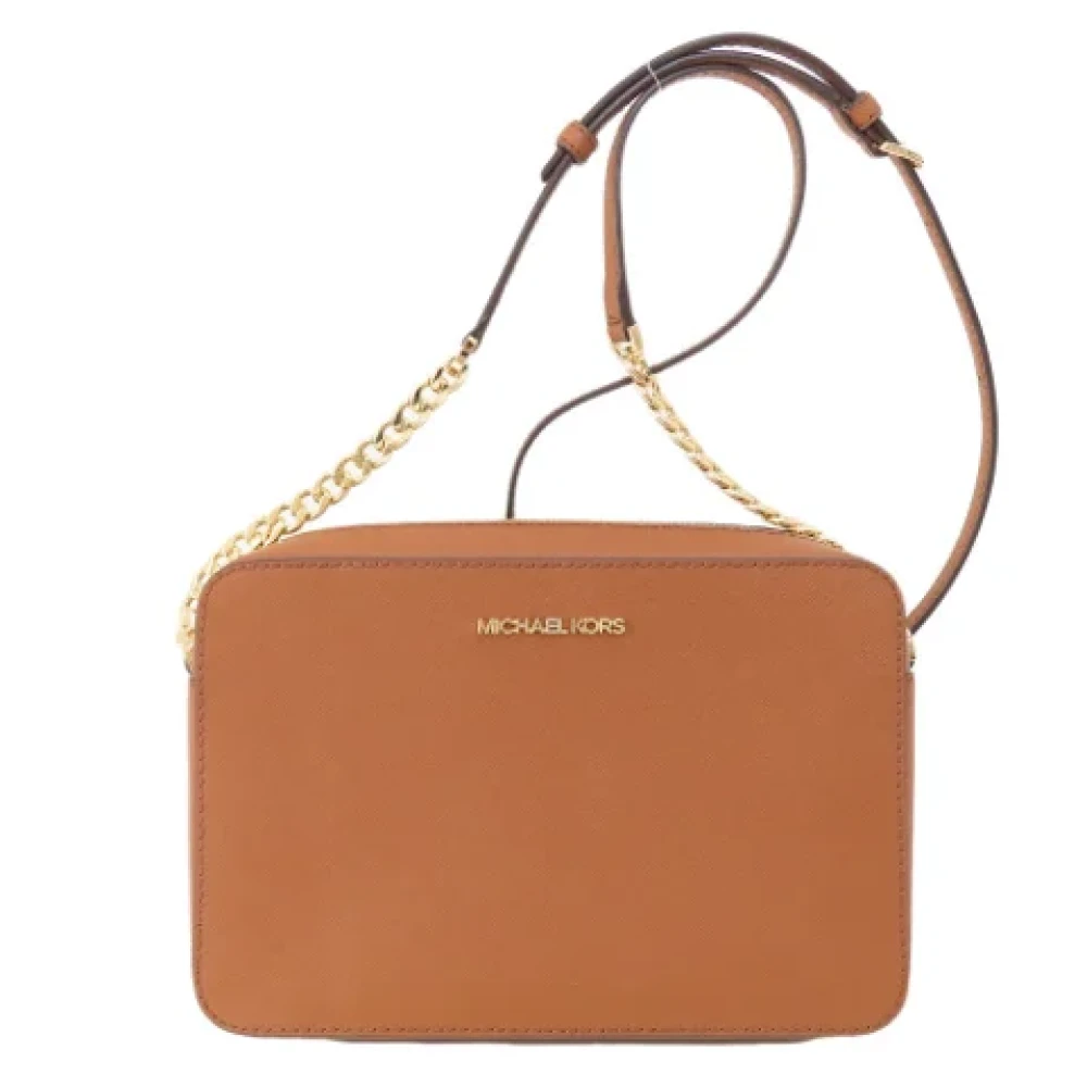 Michael Kors Pre-owned Fabric shoulder-bags Brown Dames