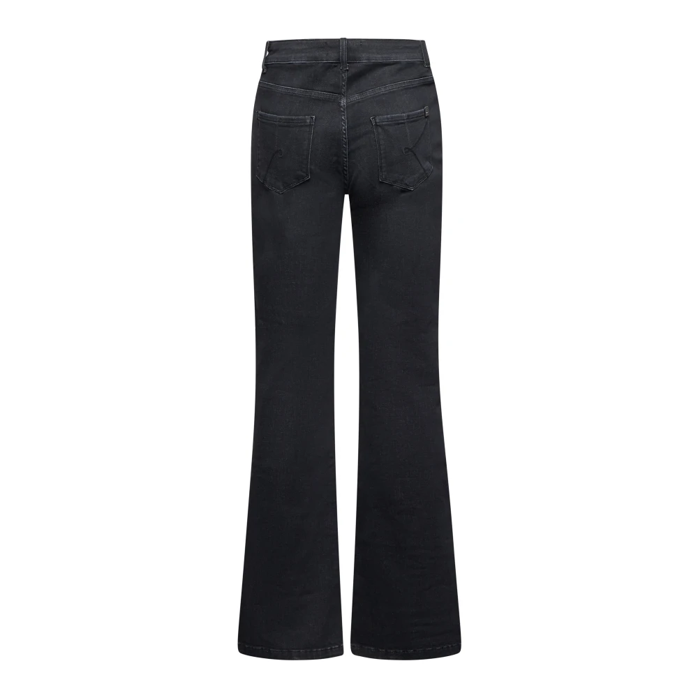 Kaos Zwarte Denim Jeans Black Dames