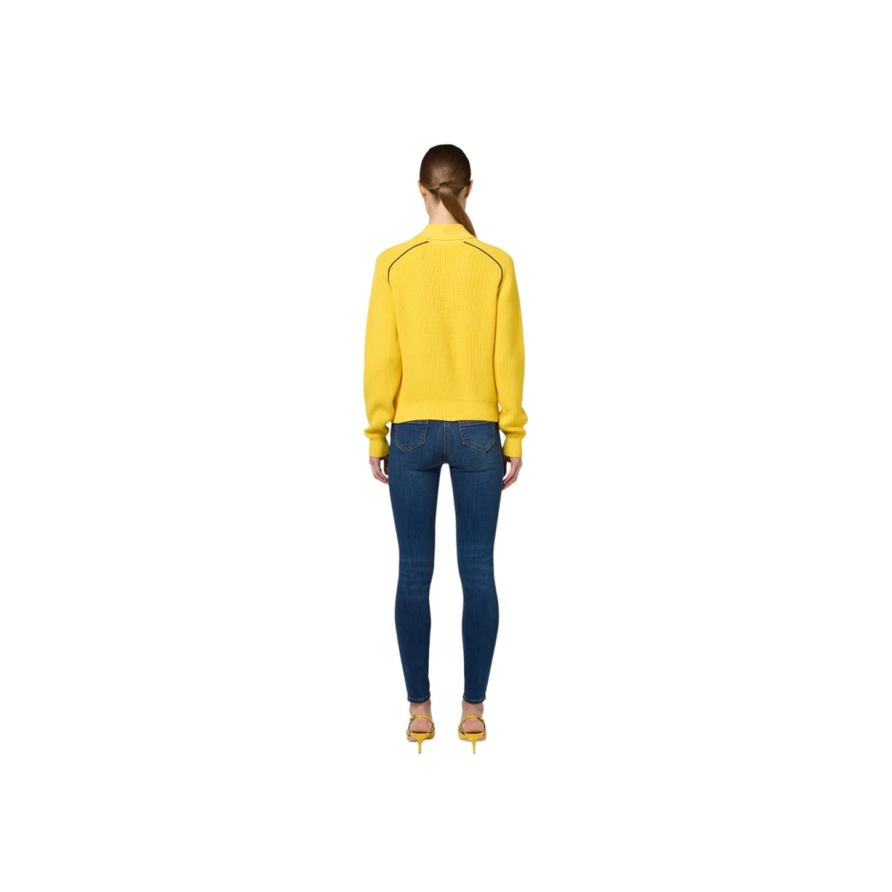 Elisabetta Franchi Klassieke Denim Jeans voor Dagelijks Gebruik Blue Dames