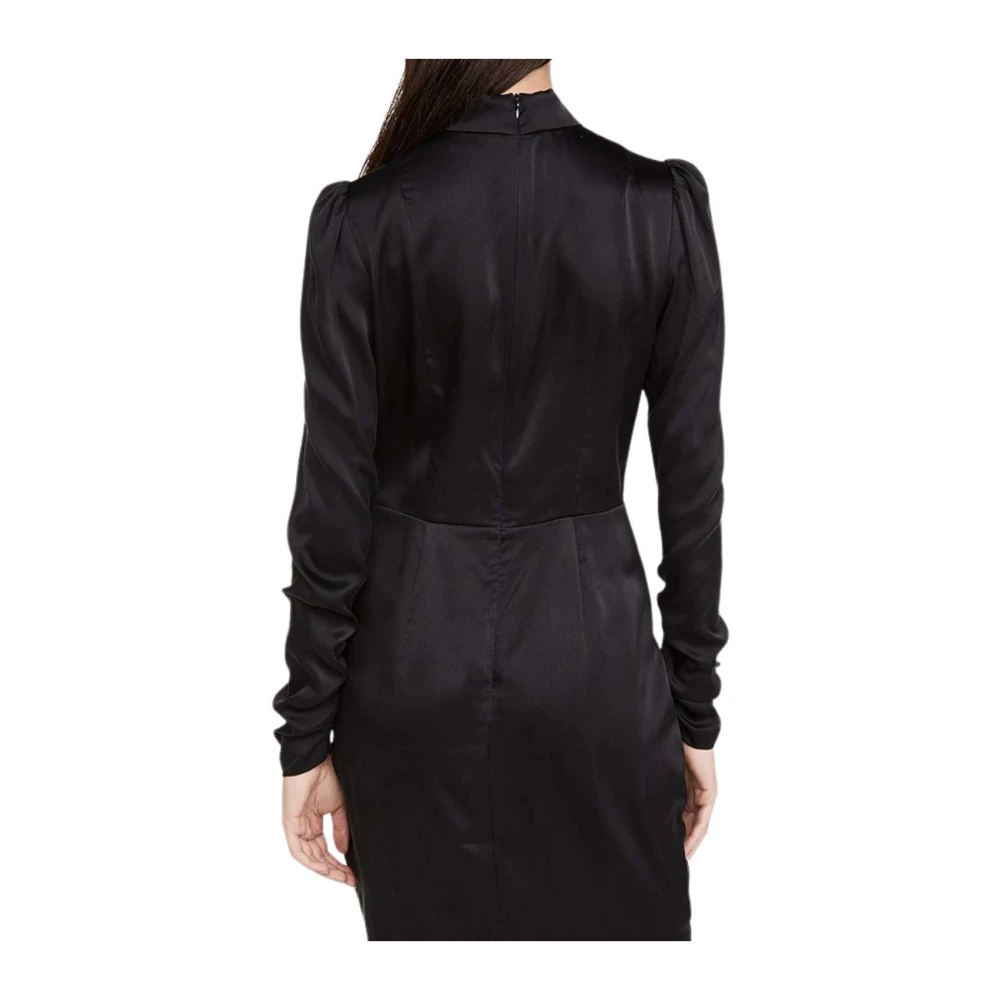 Zimmermann Zwart Gedrapeerd Mini Jurk Black Dames