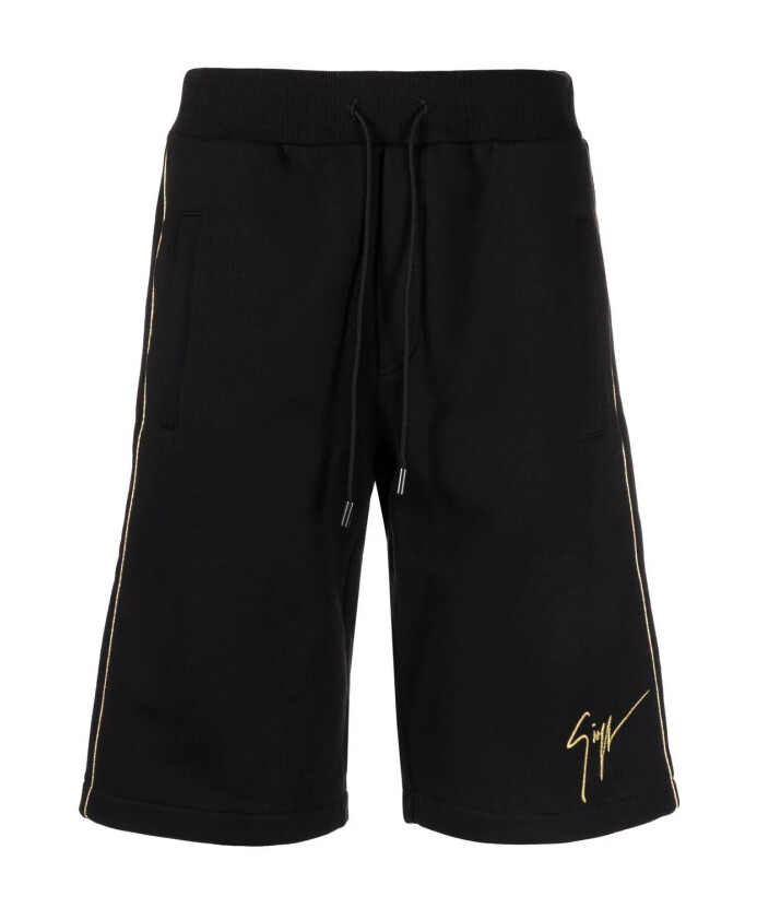 shorts-bermuda-elegants-en-coton-noir