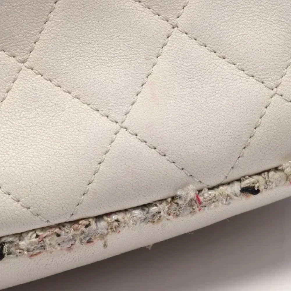 Chanel Vintage Pre-owned Leather chanel-bags Beige Dames