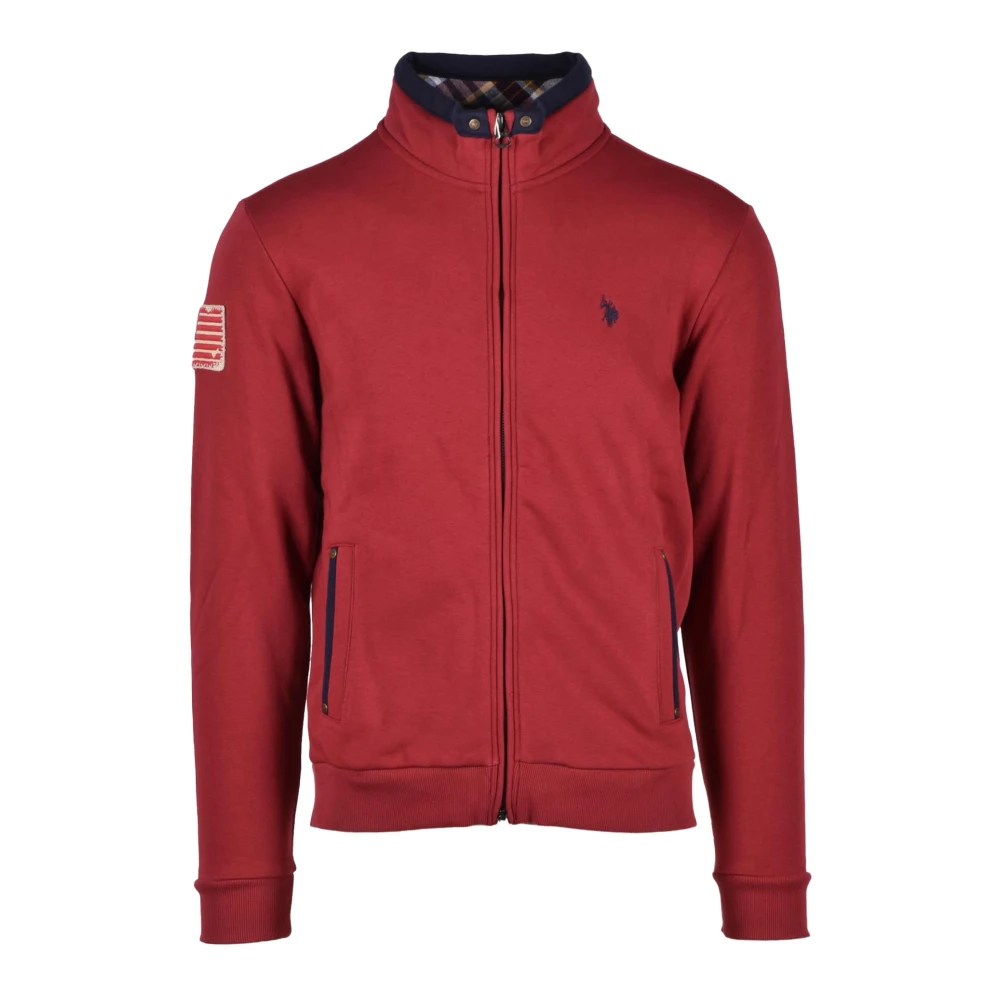 U.s. Polo Assn. Katoenmix Sweatshirt Red Heren