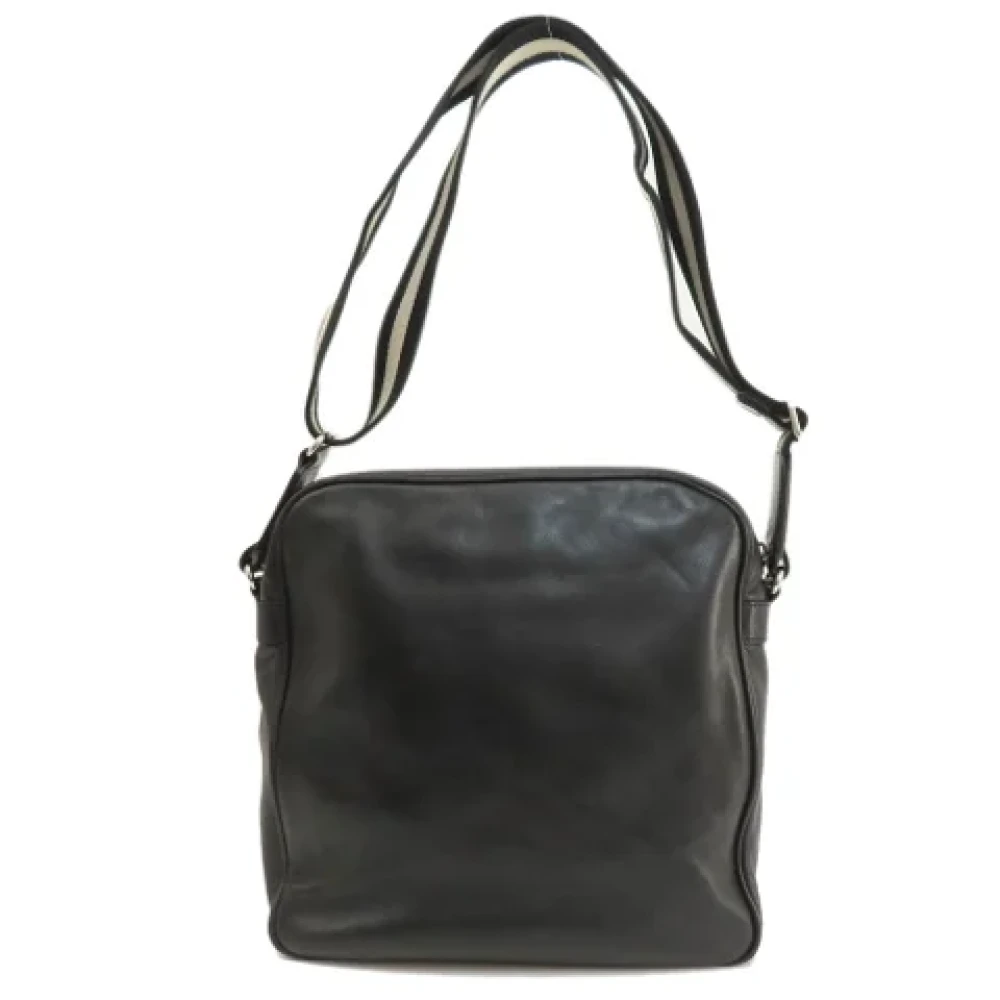 Bally Pre-owned Leather shoulder-bags Black Dames