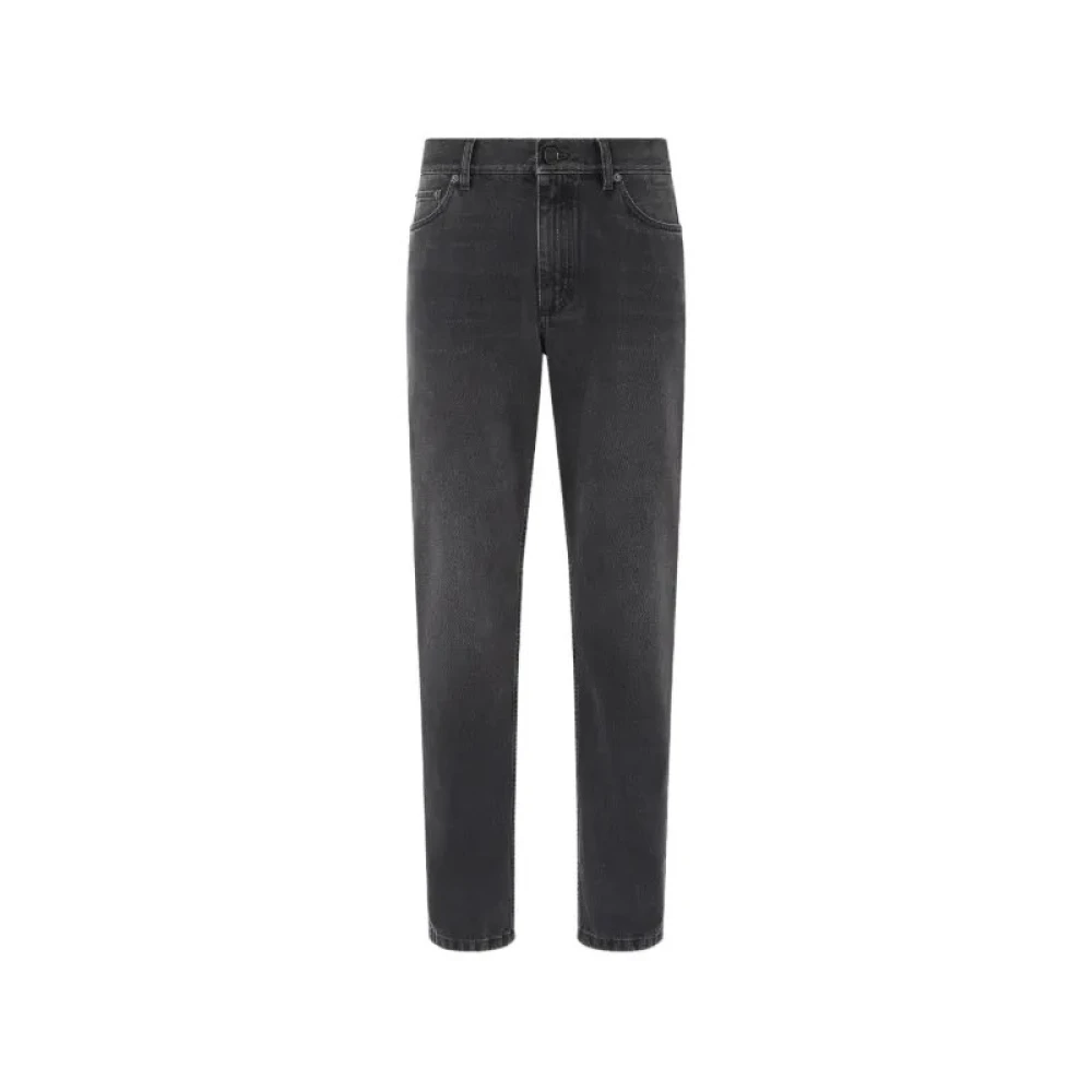 Zegna Men's Black Roccia Jeans - Slim Fit Jeans - W36 - Jeans